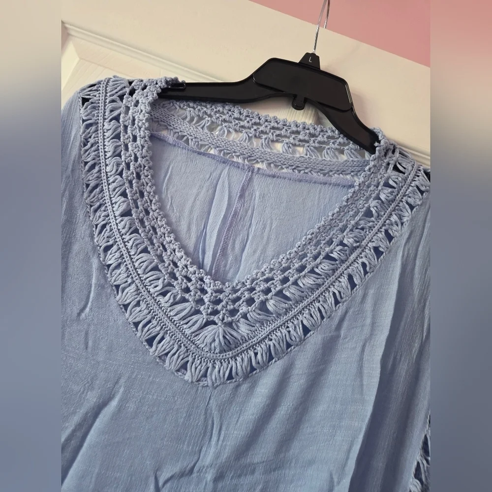 Women's Light Blue Swim Coverup